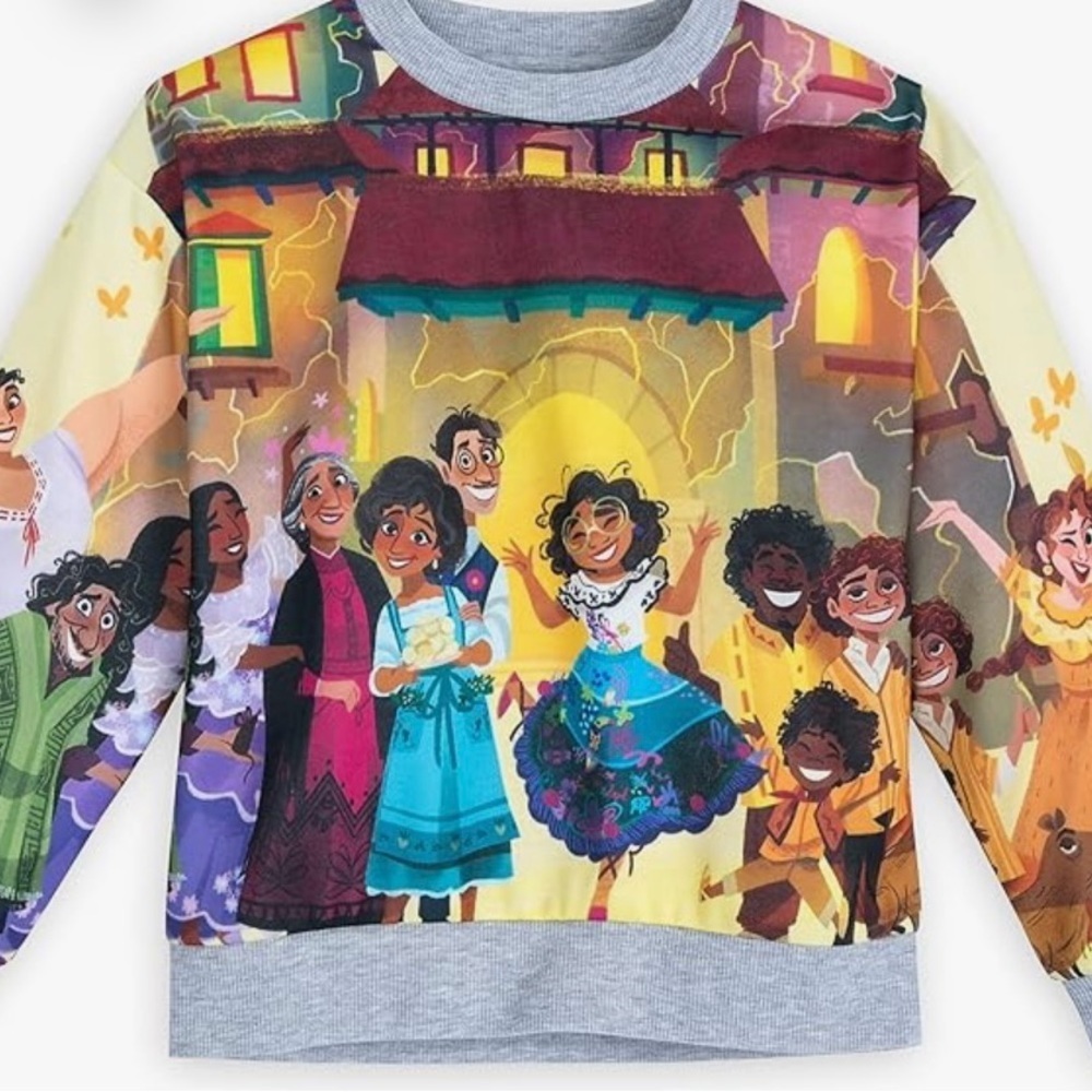 Disney Encanto Pullover Sweatshirt for Kids Small (5/6) Multicolored boy / girl